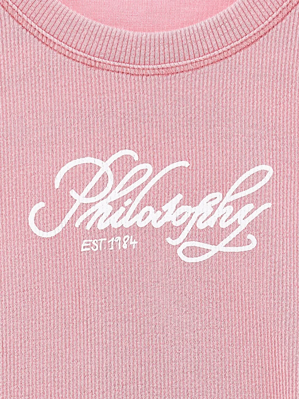 Philosophy Di Lorenzo Serafini Kids T-shirt met logoprint Roze