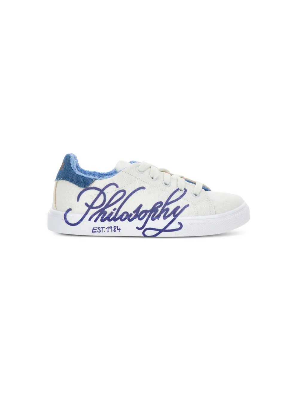 Philosophy Di Lorenzo Serafini Kids Sneakers met logoprint Wit