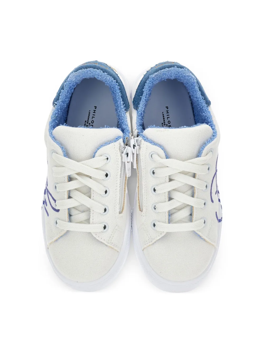 Philosophy Di Lorenzo Serafini Kids Sneakers met logoprint Wit