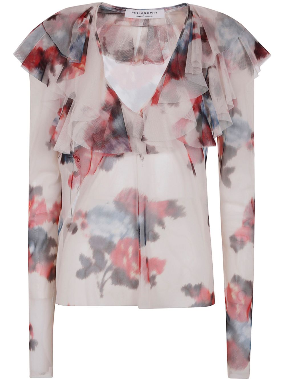 Philosophy Di Lorenzo Serafini floral-print top - Neutrals