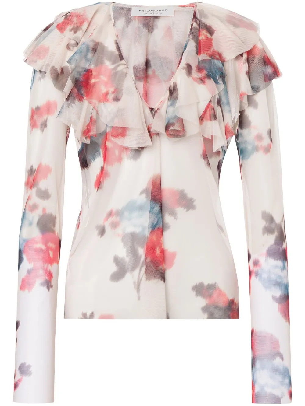 Philosophy Di Lorenzo Serafini フローラル トップ - ニュートラル Philosophy Di Lorenzo Serafini フローラル トップ - ニュートラル