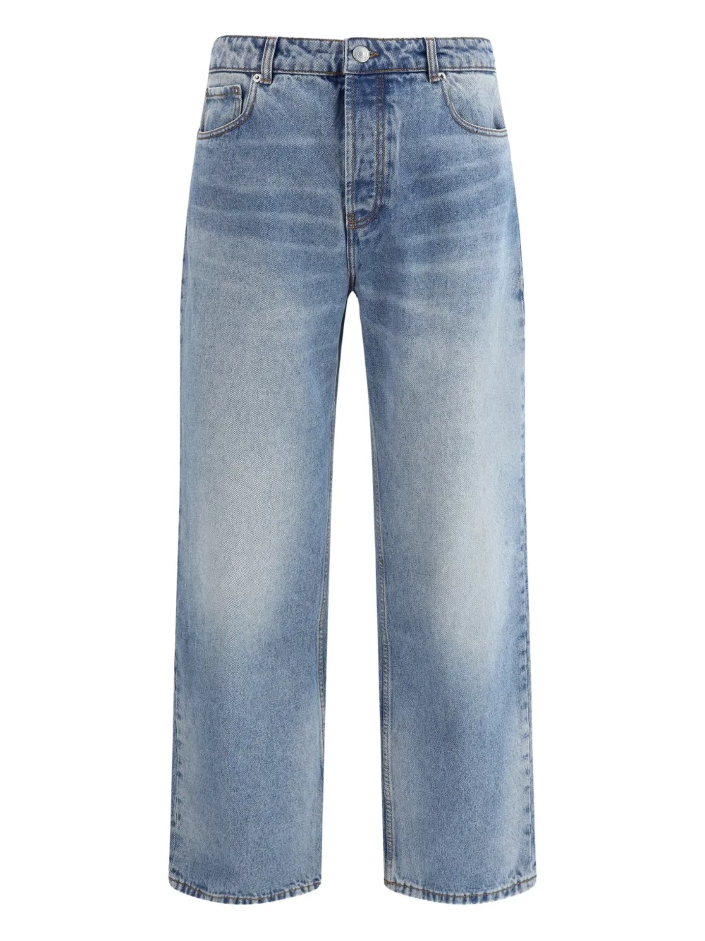 AMI Paris Jeans met wijde pijpen Blauw