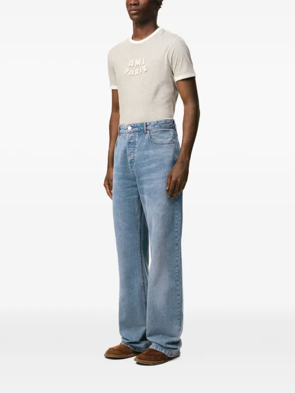 AMI Paris wide-leg Jeans | Blue | FARFETCH