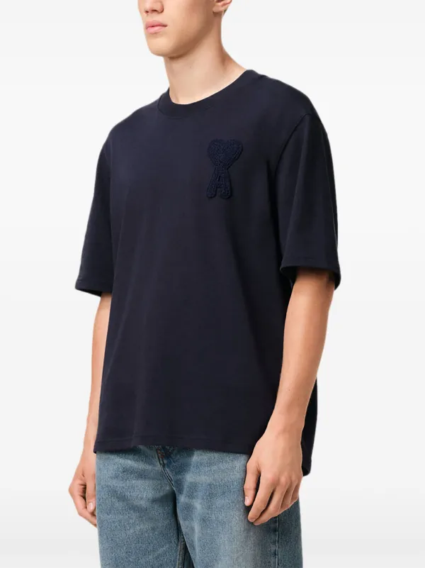【関税込】Ami Paris ロゴパッチ Tシャツ Ami Paris パッチ Tシャツ 136 | AMI PARIS