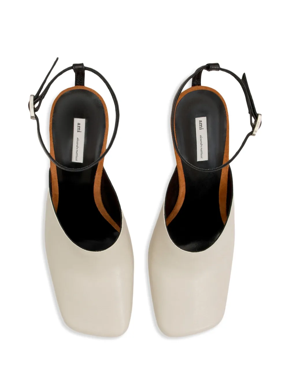 AMI Paris Crosiette mules Neutrals