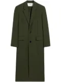 AMI Paris virgin wool coat - Green