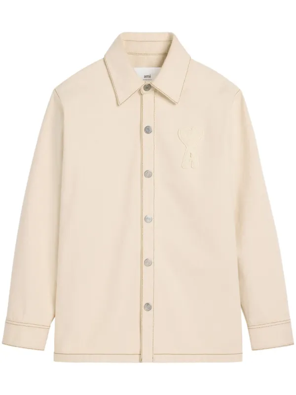 AMI Paris Ami De Coeur シャツ | ニュートラル | FARFETCH JP