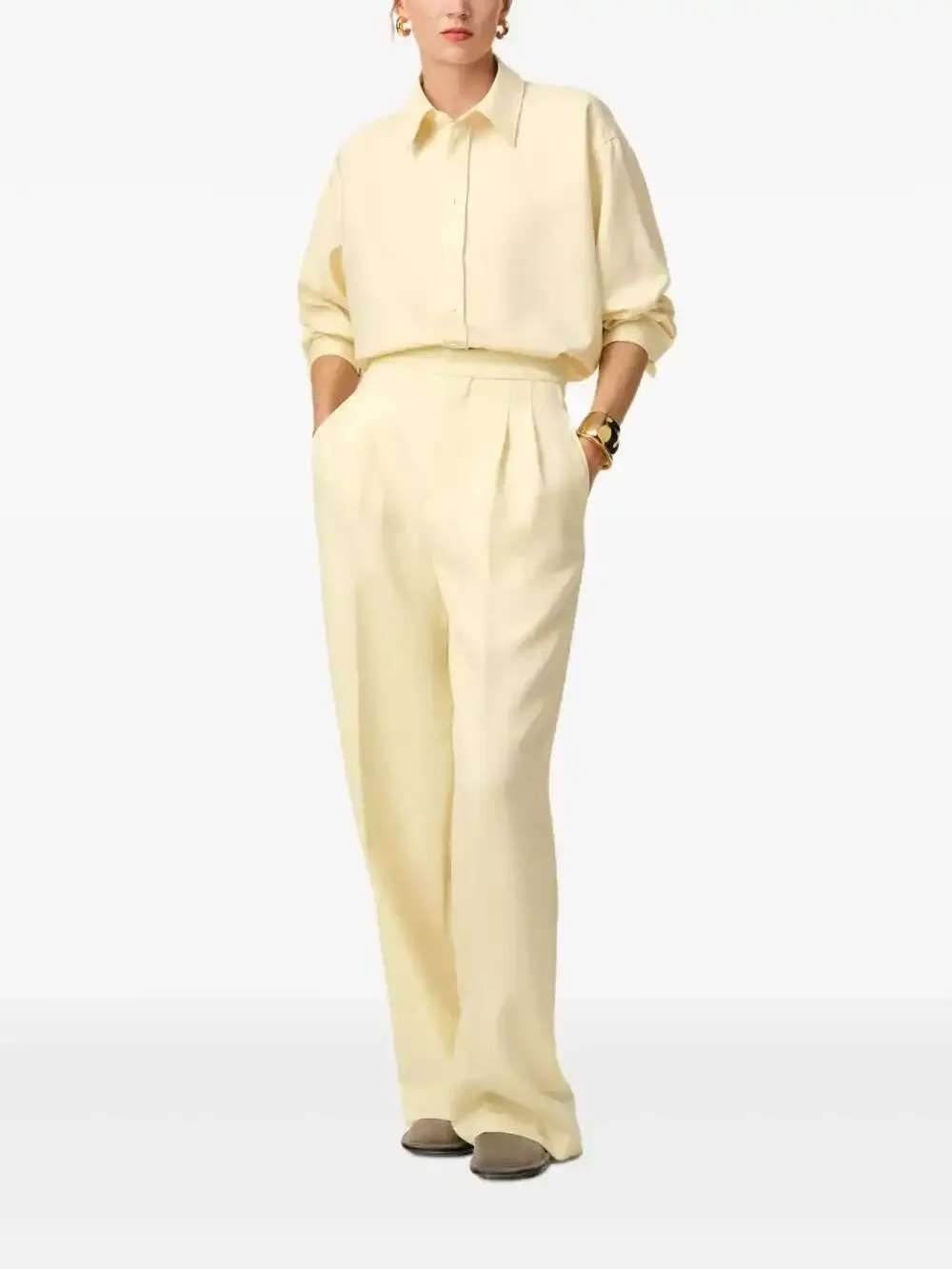  Ami Paris Back Slit Shirt - 726 Butter 