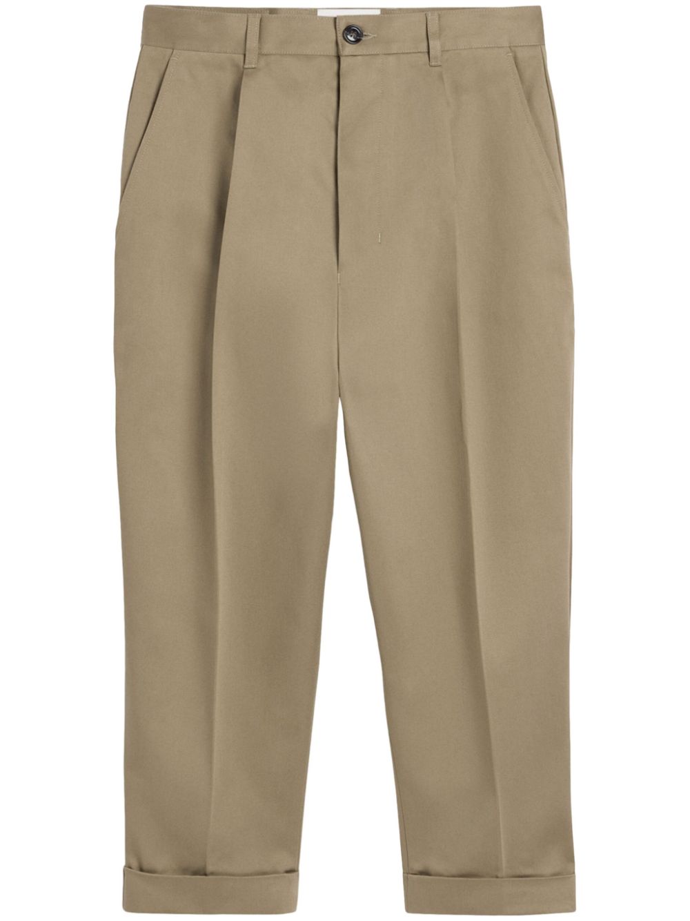 tapered-leg trousers