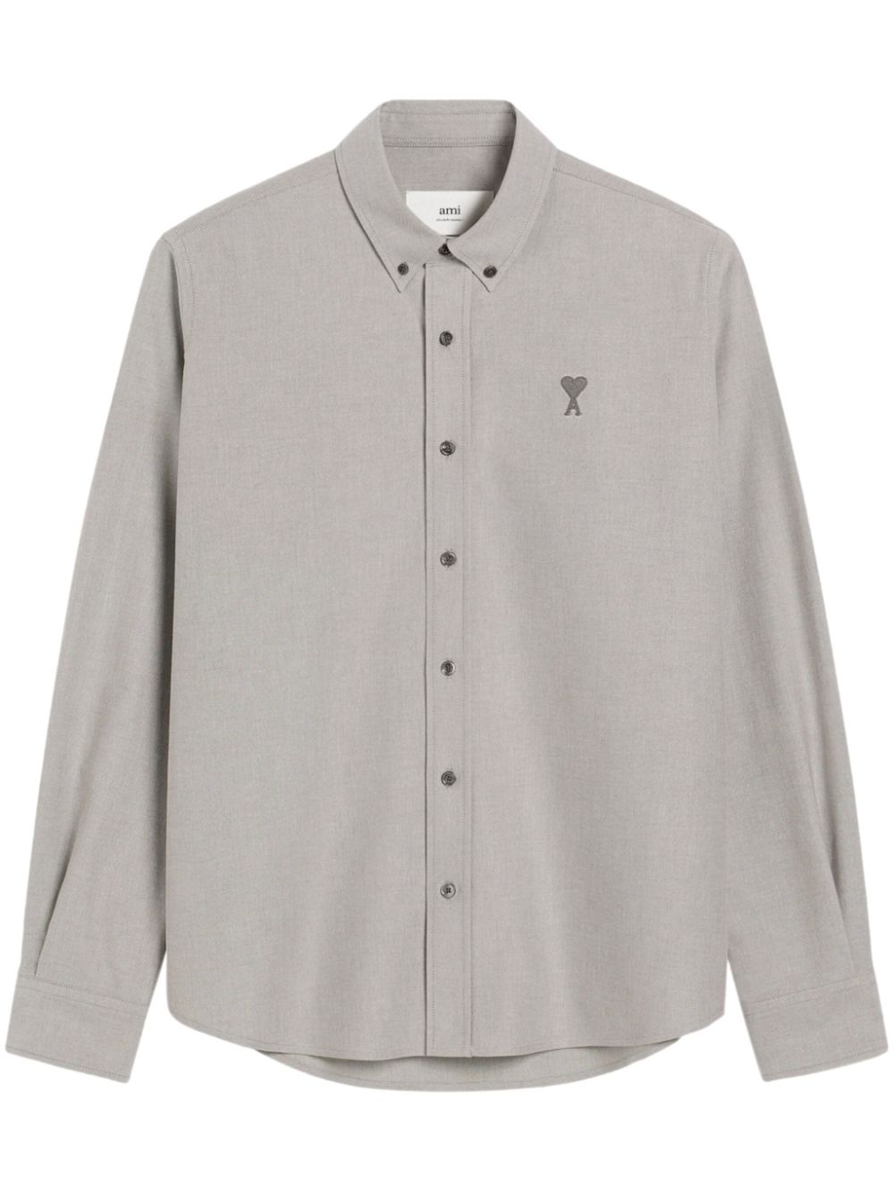 Ami de Coeur-embroidered button-down shirt