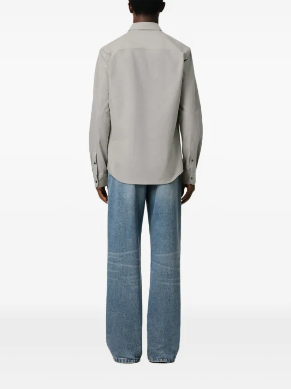 AMI Paris Ami De Coeur Shirt | Grey | FARFETCH