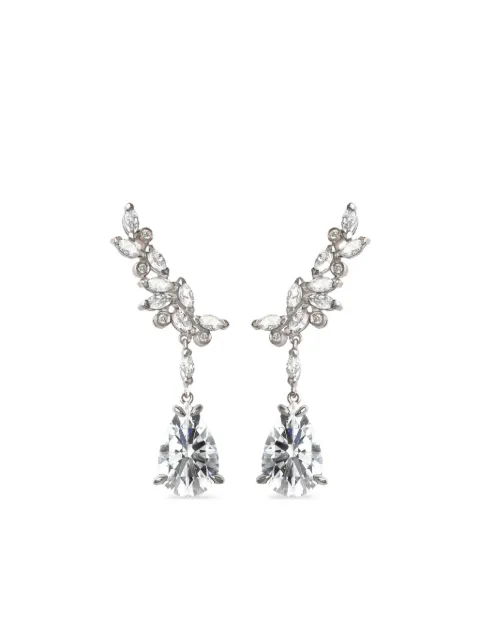 Lark & Berry 14kt white gold Veto diamond earrings