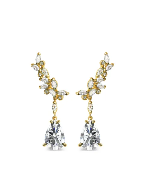 Lark & Berry 14kt yellow gold Veto Raindrop diamond earrings