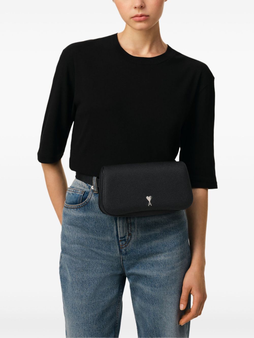 AMI Paris Paris Paris belt bag - Zwart