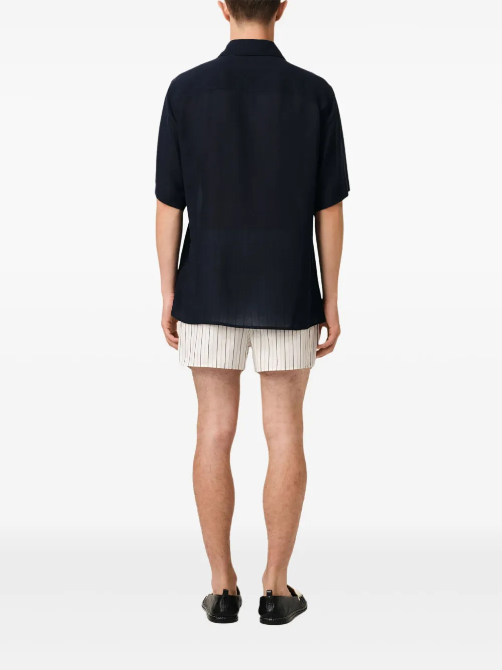 AMI Paris Overhemd met korte mouwen Blauw