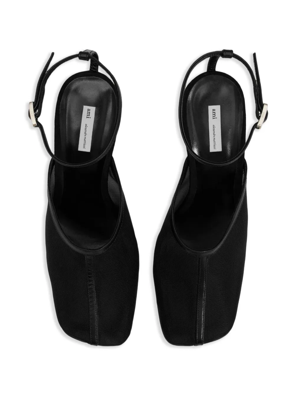 AMI Paris Crosiette mules Black