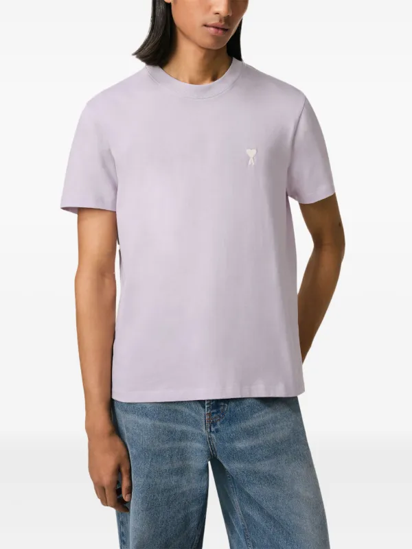 AMI Paris★パープル Ami de Coeur Tシャツ AMI Paris Ami De Coeur T-shirt | Purple | FARFETCH BN