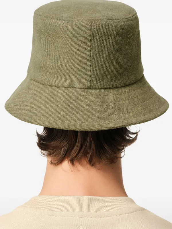 Ami Paris Ami de Coeur バケットハット Ami De Coeur スタッズ バケットハット ブラック | AMI PARIS