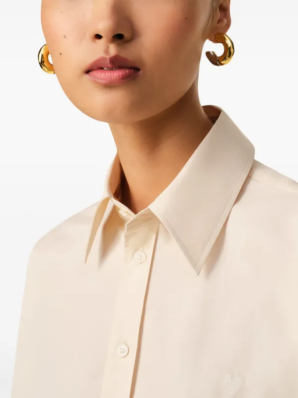 AMI Paris クロップド シャツ | ニュートラル | FARFETCH JP