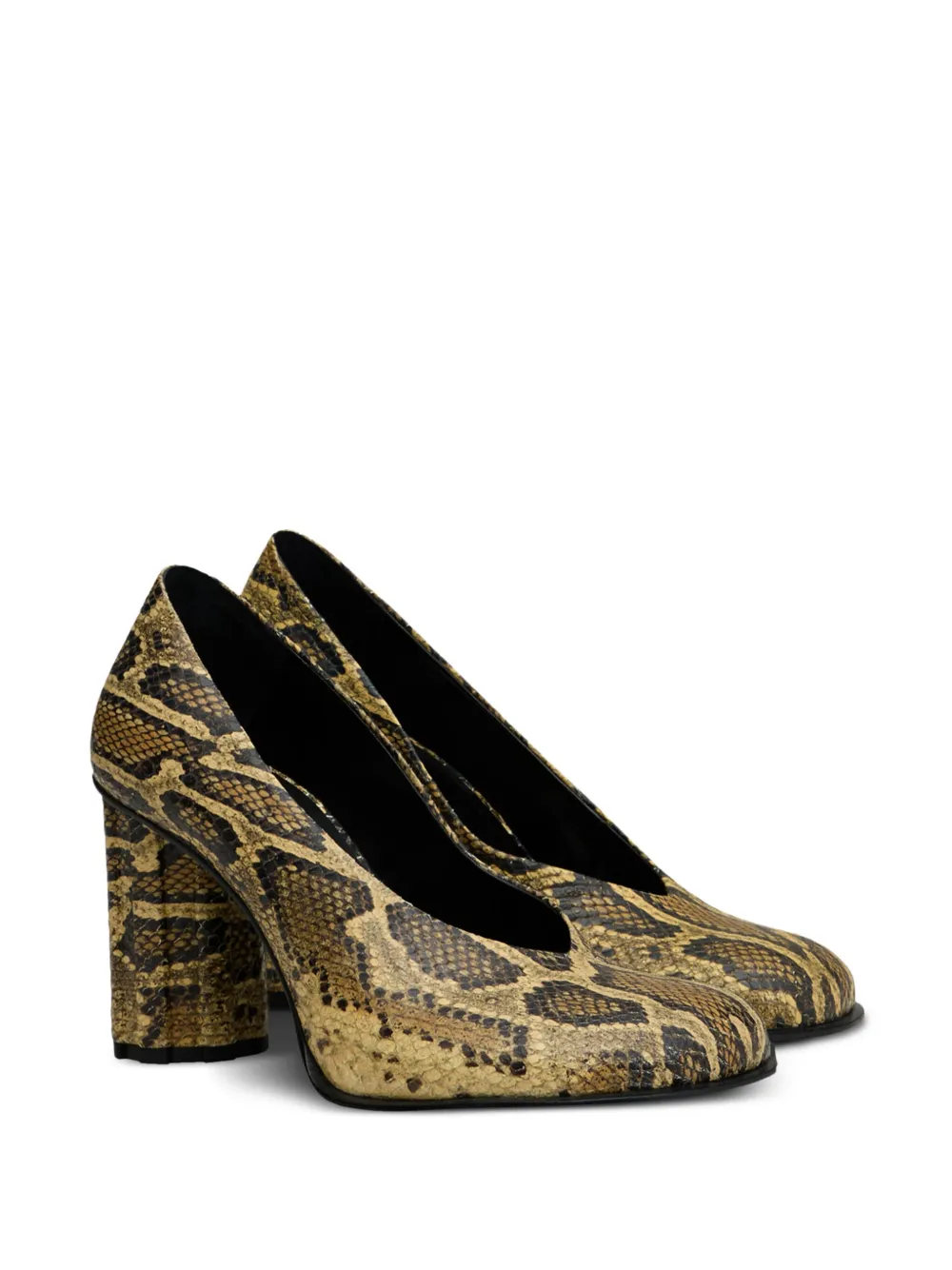 AMI Paris 90 mm Piano pumps - Beige