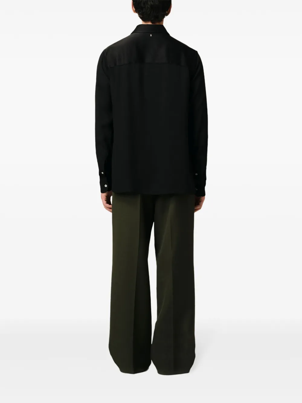 AMI Paris Slim-fit overhemd Zwart