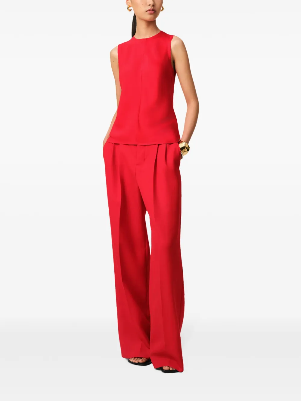 AMI Paris sleeveless top - Rood