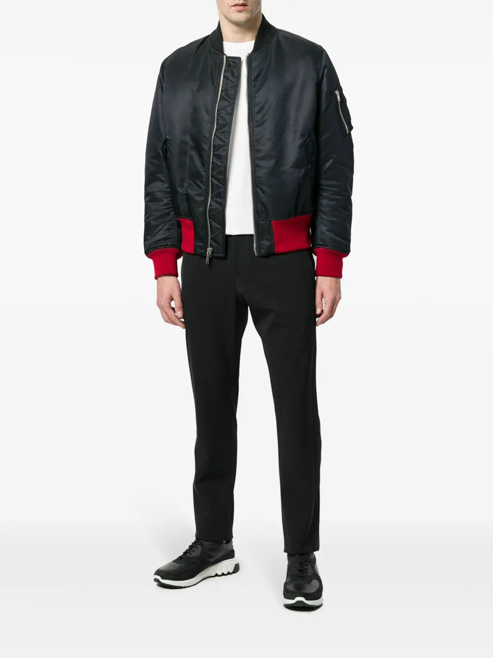Calvin Klein contrast-panel bomber jacket | Bomber Jackets | Image 2