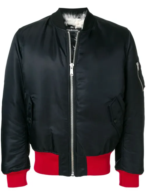 Veste bomber à empiècements contrastants - Calvin Klein - Modalova