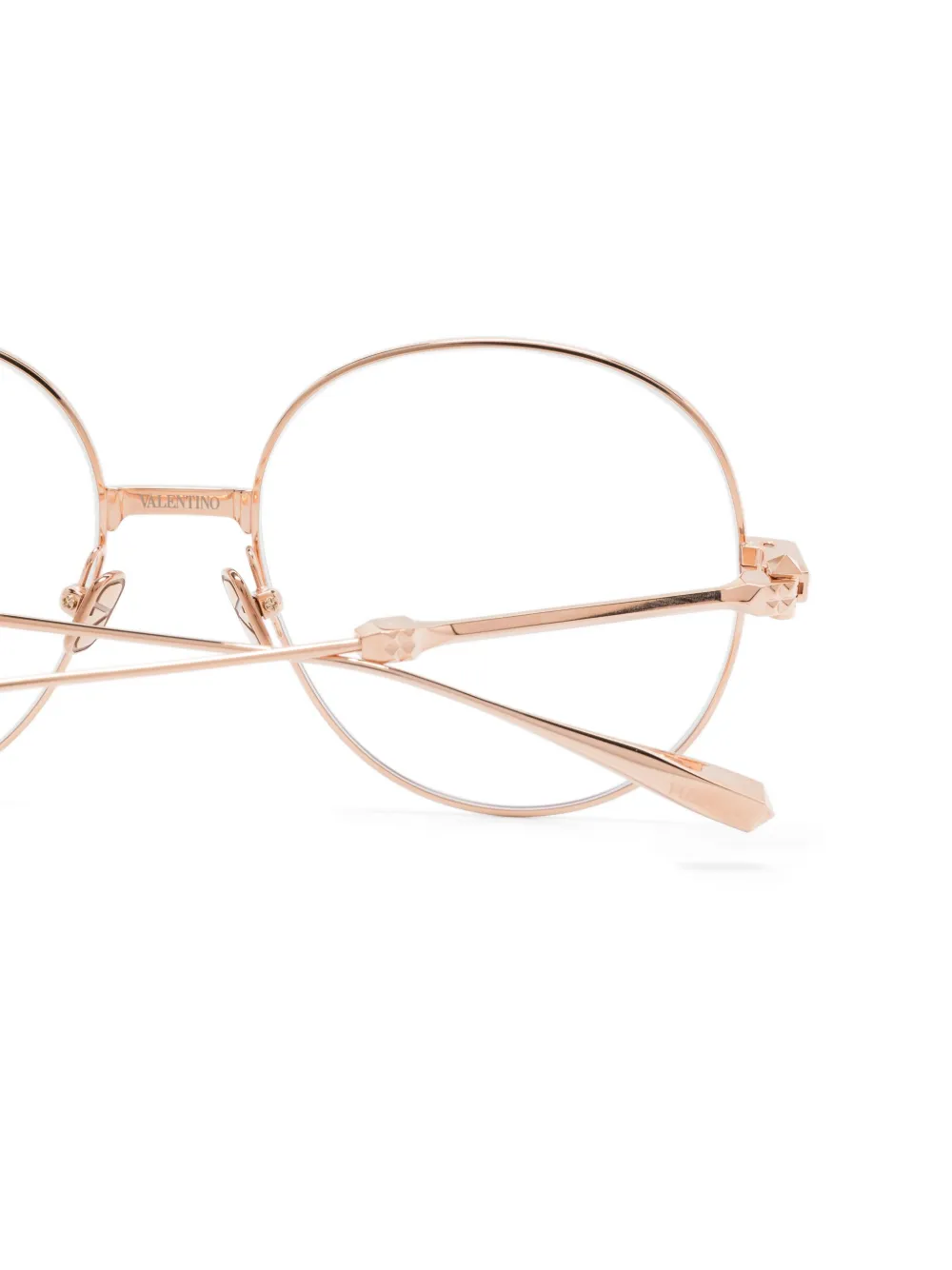 Valentino Garavani Eyewear V-stud Iii Glasses In Pink