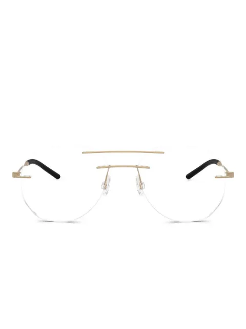 Moncler Eyewear armazón de metal 