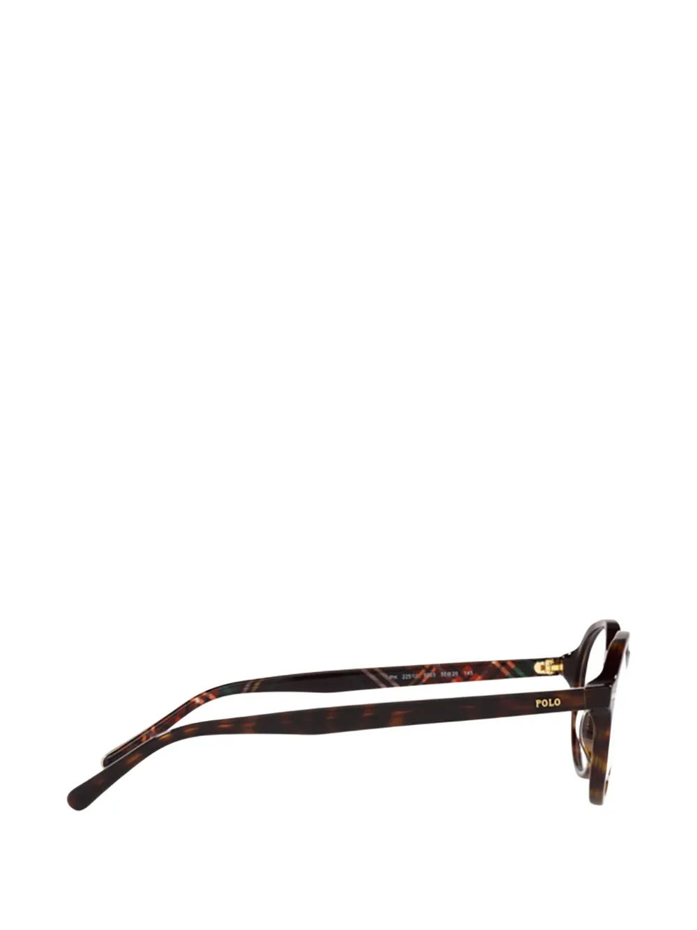 POLO RALPH LAUREN EYEWEAR Bril met schildpadschild-design Bruin