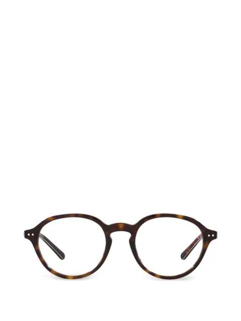 Polo Ralph Lauren tortoiseshell-effect round-frame glasses