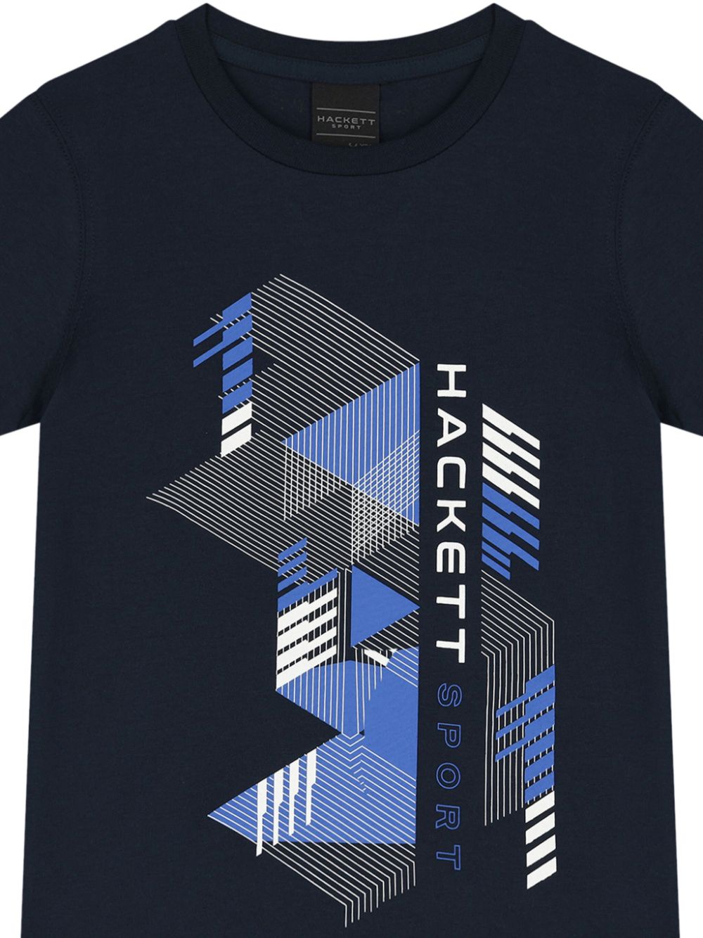 Hackett Kids T-shirt met logoprint Blauw