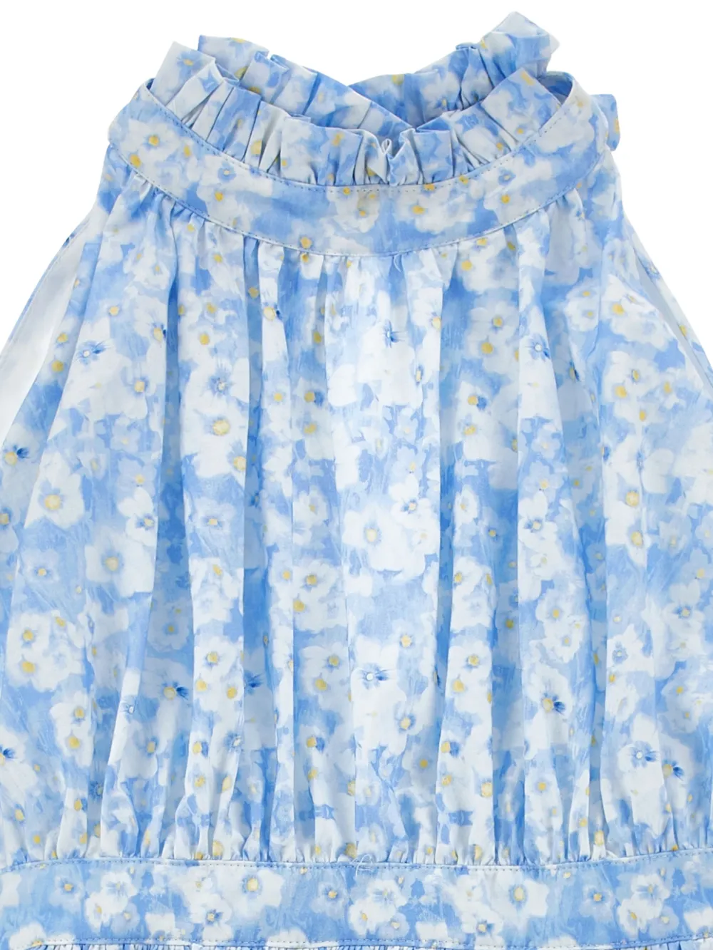 Philosophy Di Lorenzo Serafini Kids Jurk met bloemenprint Blauw