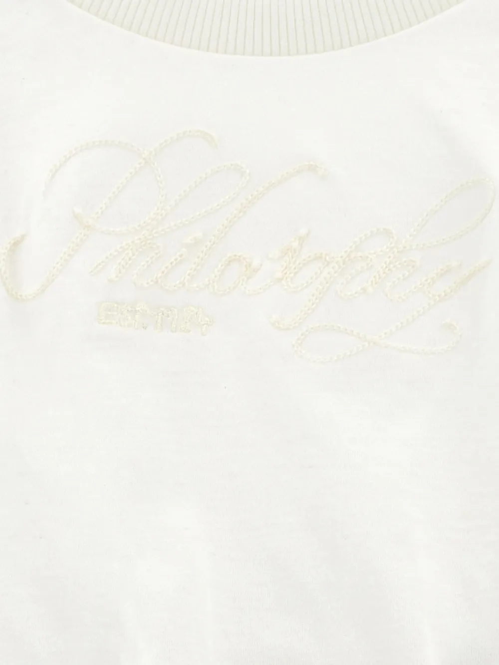 Philosophy Di Lorenzo Serafini Kids T-shirt met geborduurd logo Wit