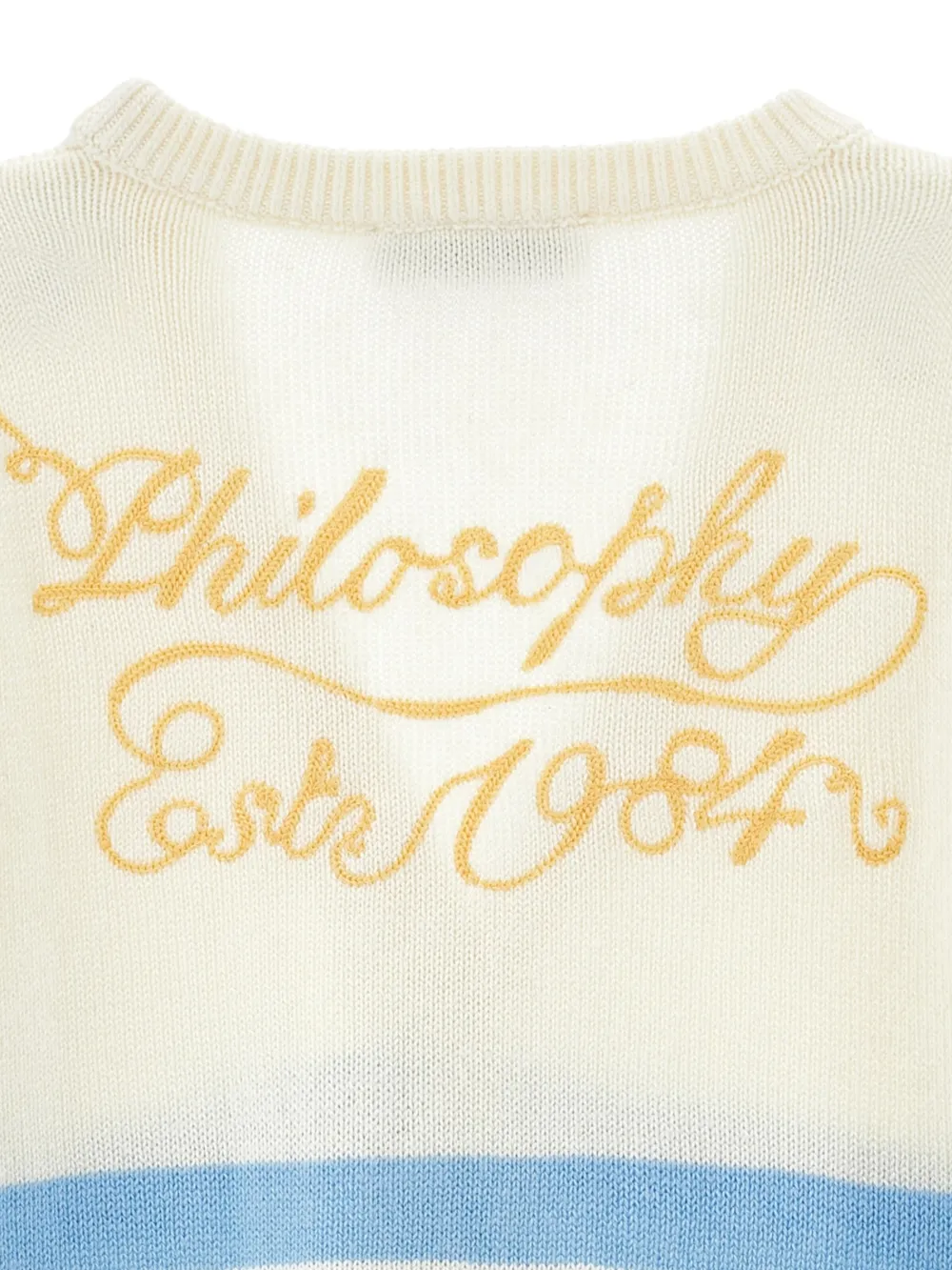 Philosophy Di Lorenzo Serafini Kids Katoenen vest met logo Wit