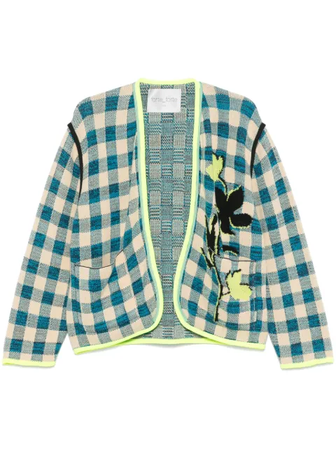 Forte Forte checked cardigan