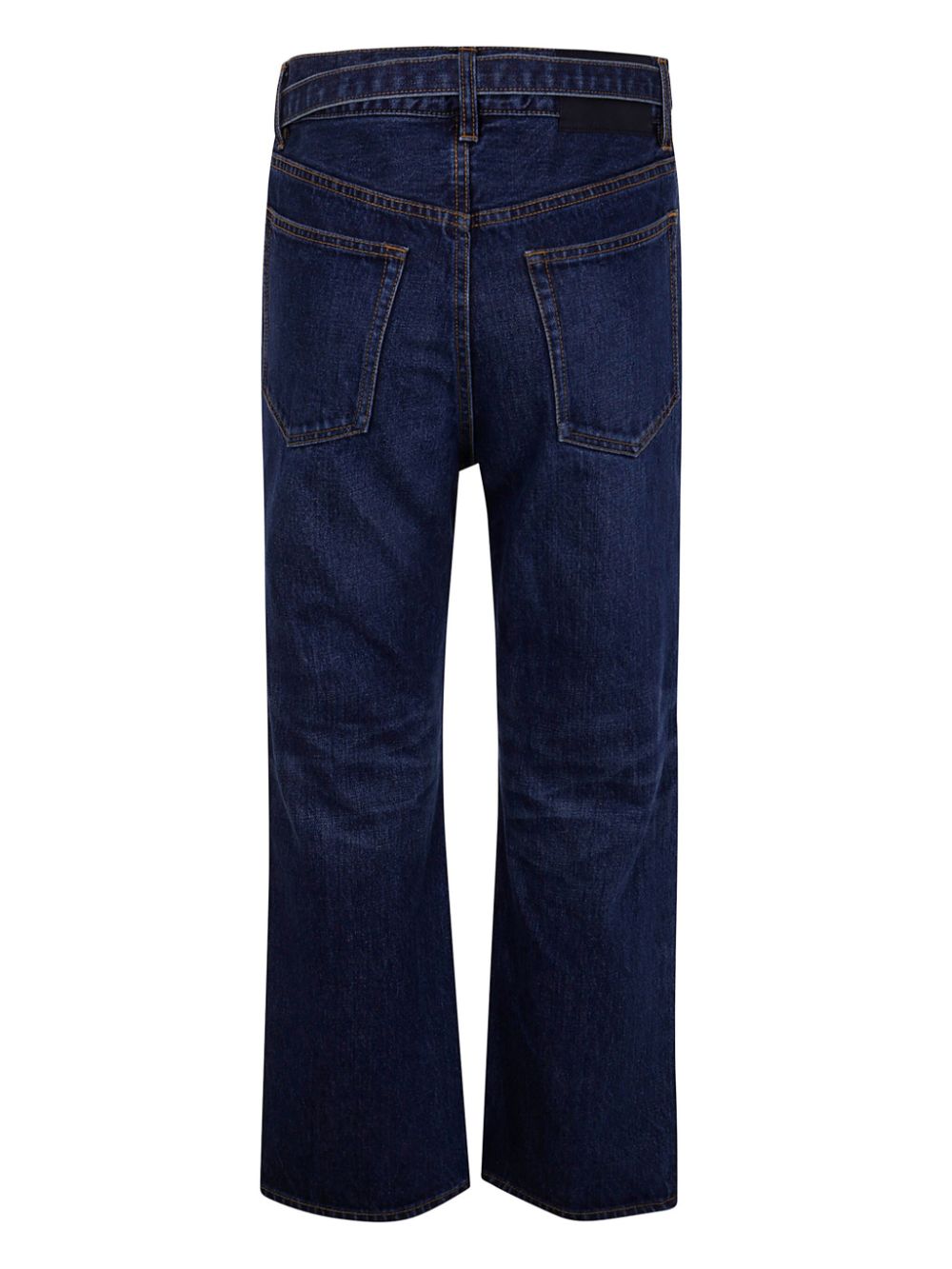 sacai belted jeans - Blauw