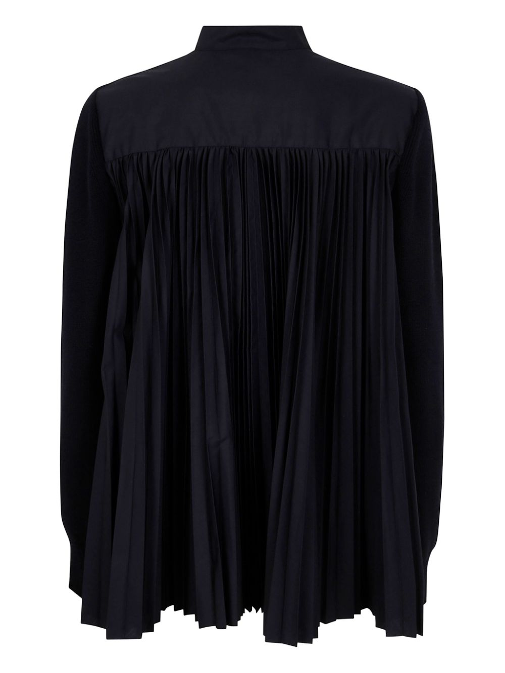 sacai pleated shirt - Zwart