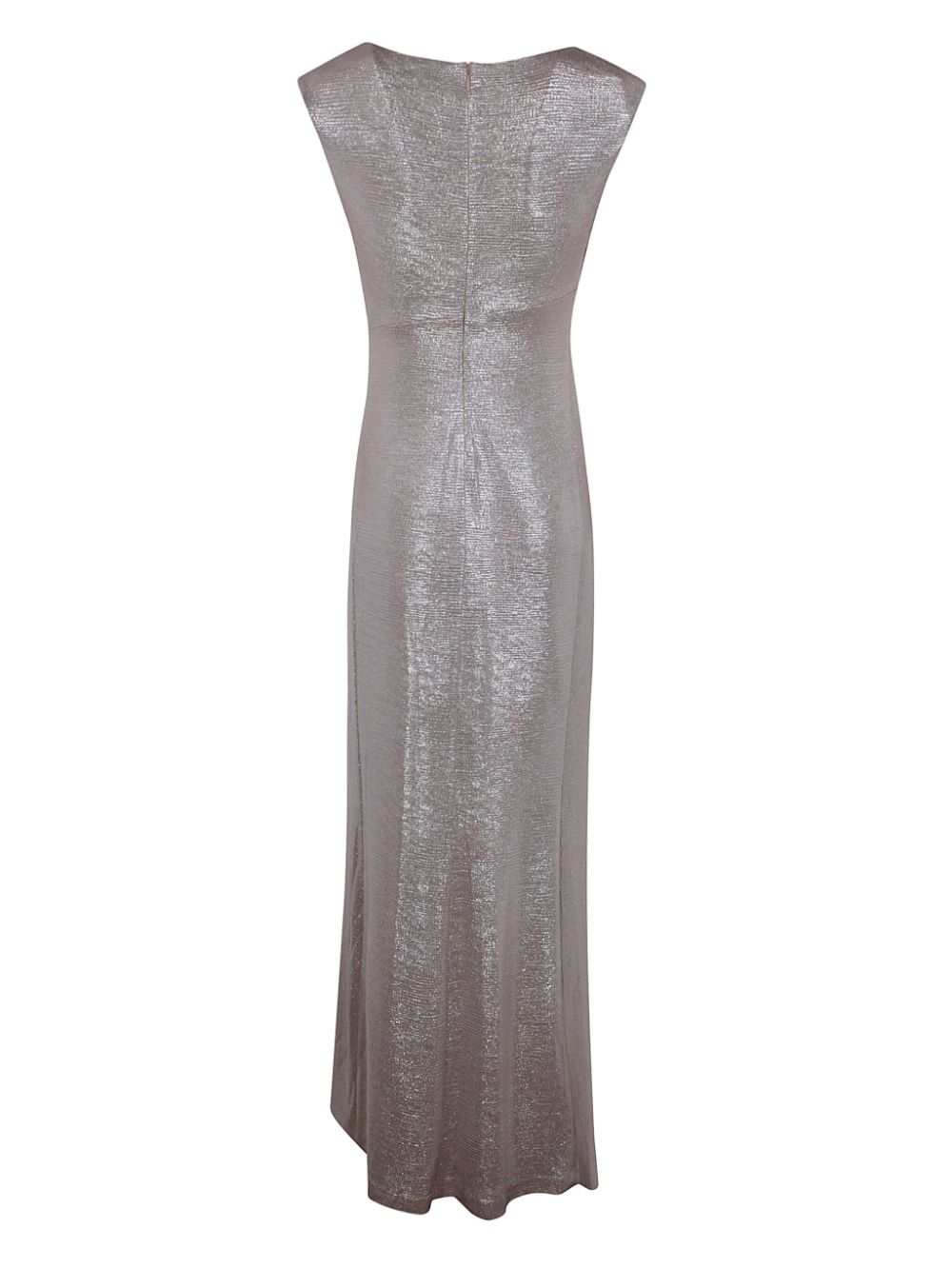 Lauren Ralph Lauren metallic-finish gown - Grijs