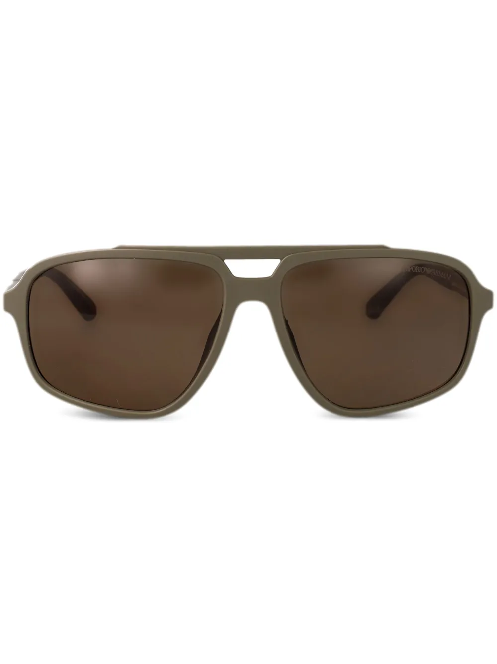 EMPORIO ARMANI NAVIGATOR-FRAME SUNGLASSES