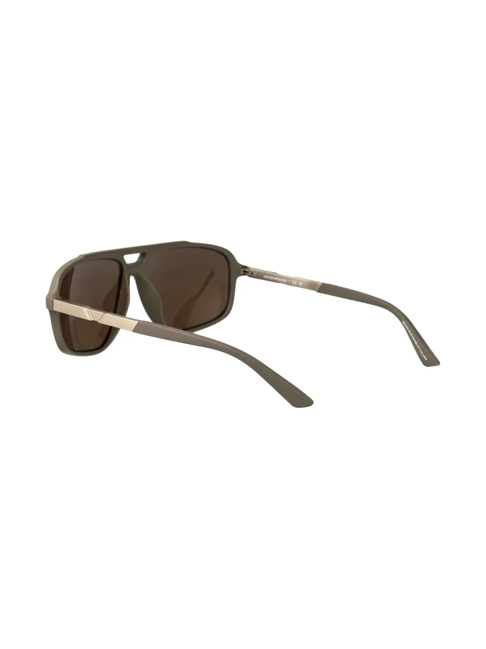 EMPORIO ARMANI NAVIGATOR-FRAME SUNGLASSES