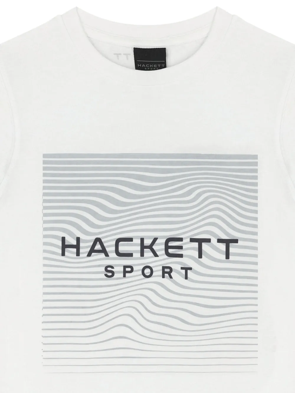 Hackett Kids T-shirt met logoprint Wit