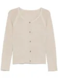 CHANEL Pre-Owned 2010s round-neck cardigan - Neutrals