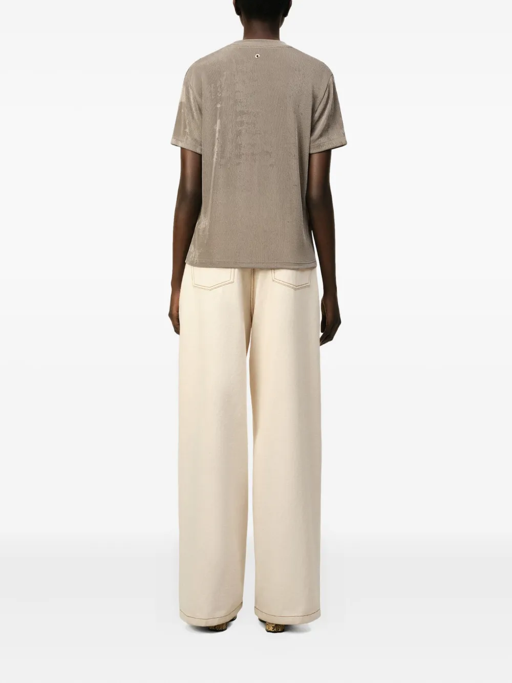 AMI Paris T-shirt met korte mouwen Grijs
