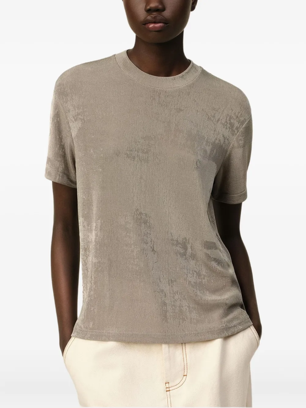 AMI Paris T-shirt met korte mouwen Grijs