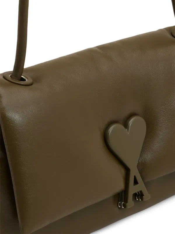 AMI Paris Voulez-Vous Shoulder Bag | Green | FARFETCH