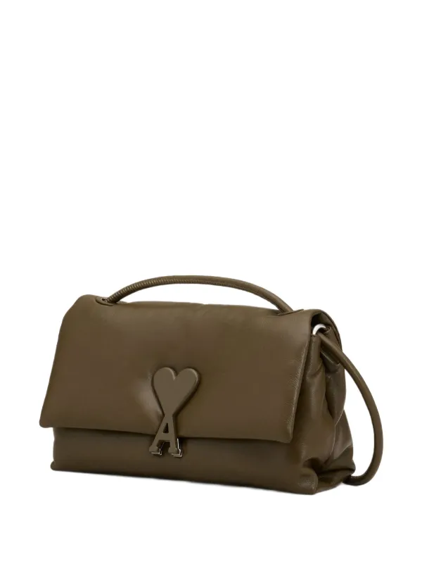 AMI Paris Voulez-Vous Shoulder Bag | Green | FARFETCH