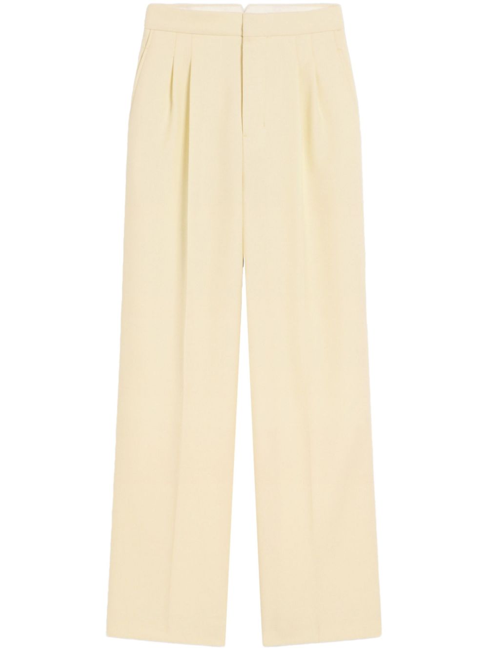 AMI Paris high-waisted trousers - Neutrals