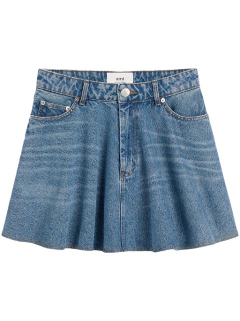 AMI Paris flared miniskirt